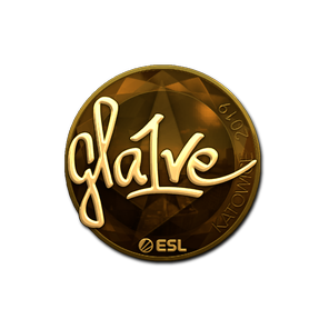 印花 | gla1ve(金色)| 2019年卡托维兹锦标赛