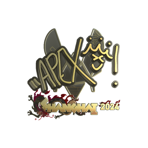 印花 | apEX(金色)| 2024年上海锦标赛