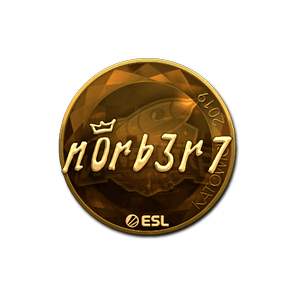 印花 | n0rb3r7(金色)| 2019年卡托维兹锦标赛