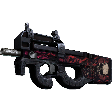 P90(StatTrak™) | 浅坟 (破损不堪)