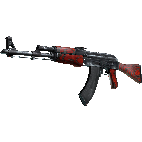 AK-47(StatTrak™) | 红色层压板 (略有磨损)