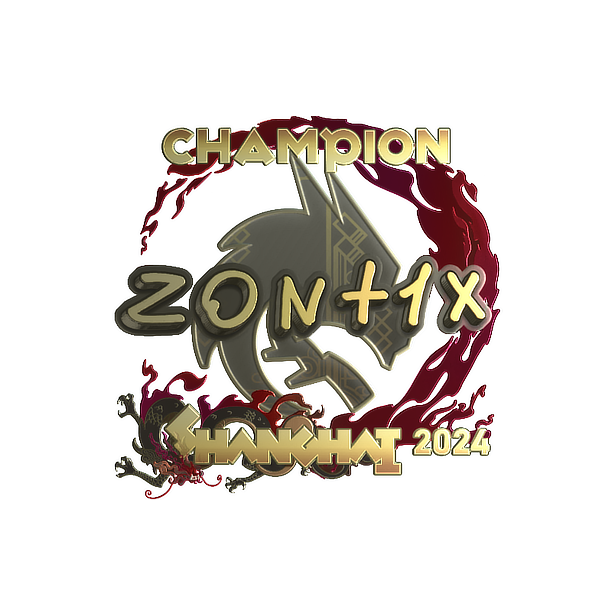 印花 | zont1x(金色,冠军)| 2024年上海锦标赛