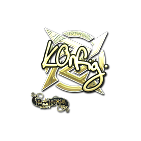 印花 | k0nfig(金色)| 2023年巴黎锦标赛