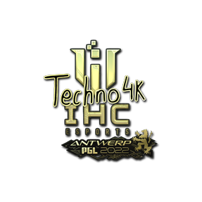 印花 | Techno4K(金色) | 2022年安特卫普锦标赛