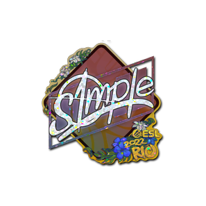 印花 | s1mple(闪耀)| 2022年里约热内卢锦标赛