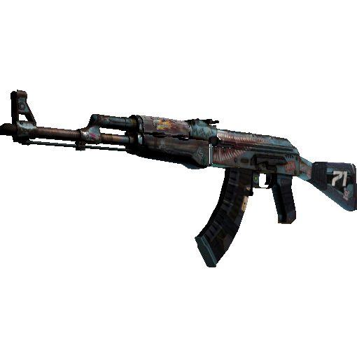 AK-47(StatTrak™) | 复古浪潮 (略有磨损)