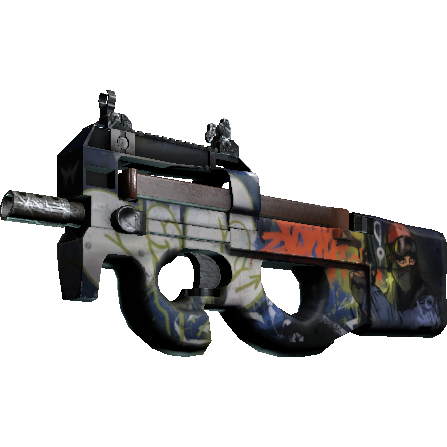 P90(StatTrak™) | 往日行动 (略有磨损)