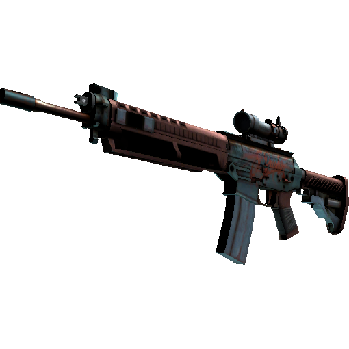 SG 553(StatTrak™) | 锈蚀之刃 (战痕累累)
