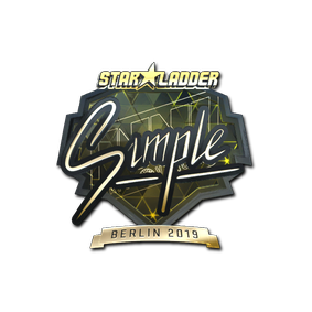印花 | s1mple(金色)| 2019年柏林锦标赛