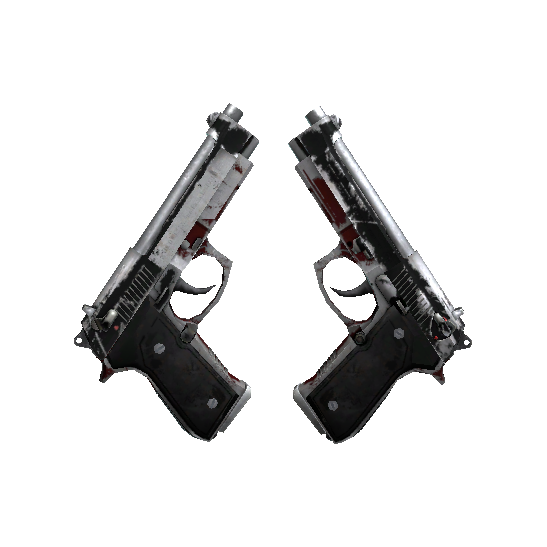 双持贝瑞塔(StatTrak™) | 黑豹 (战痕累累)
