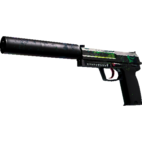 USP 消音版(StatTrak™) | 小绿怪 (战痕累累)