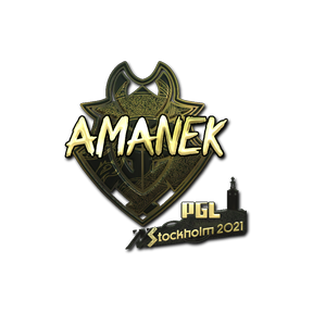 印花 | AMANEK(金色)| 2021年斯德哥尔摩锦标赛