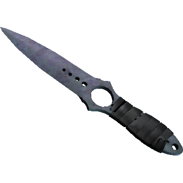 骷髅匕首(★ StatTrak™) | 蓝钢 (破损不堪)