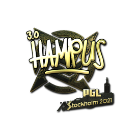 印花 | hampus(金色)| 2021年斯德哥尔摩锦标赛