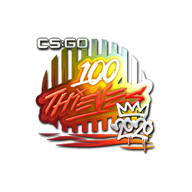印花 | 100 Thieves(闪亮)| 2020 RMR