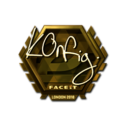 印花 | k0nfig(金色)| 2018年伦敦锦标赛