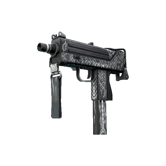 MAC-10(StatTrak™) | 白鲑鱼 (破损不堪)