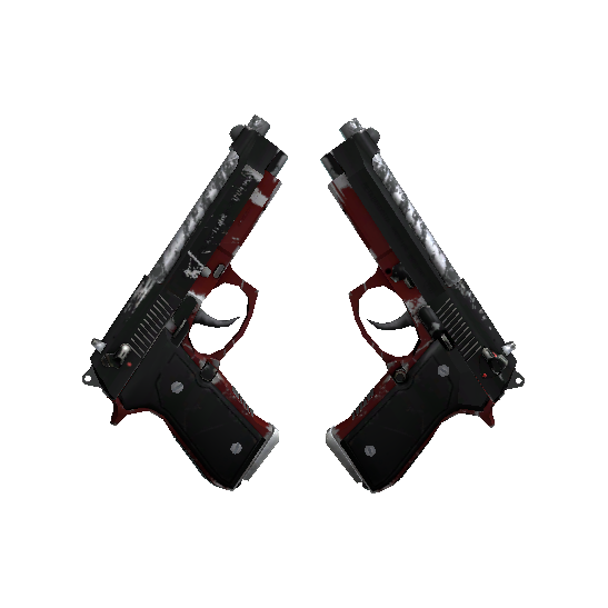 双持贝瑞塔(StatTrak™) | 黑豹 (破损不堪)