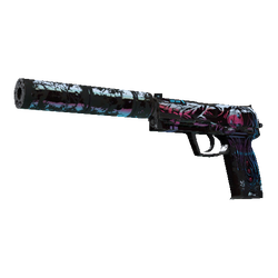 USP 消音版(StatTrak™) | 黑色魅影 (战痕累累)
