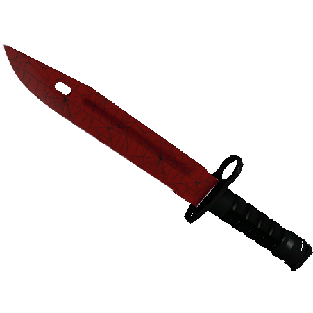 刺刀(★ StatTrak™) | 深红之网 (略有磨损)