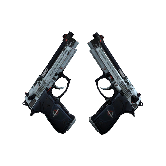双持贝瑞塔(StatTrak™) | 灾难 (破损不堪)