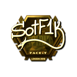 印花 | S0tF1k(金色)| 2018年伦敦锦标赛