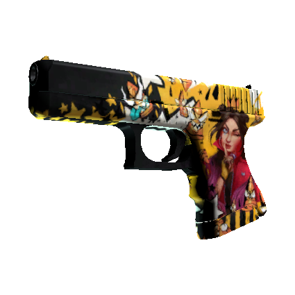 格洛克 18 型（StatTrak™） | 子弹皇后 (略有磨损)