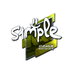 印花 | s1mple(闪亮)| 2018年波士顿锦标赛