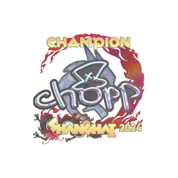 印花 | chopper(全息,冠军)| 2024年上海锦标赛