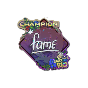 印花 | fame(闪耀,冠军)| 2022年里约热内卢锦标赛