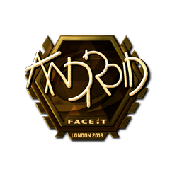印花 | ANDROID(金色)| 2018年伦敦锦标赛