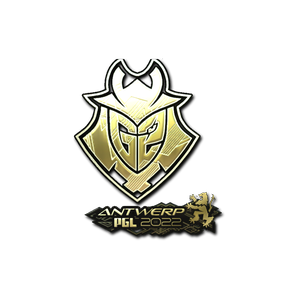 印花 | G2 Esports(金色)| 2022年安特卫普锦标赛