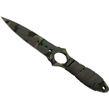 骷髅匕首(★ StatTrak™) | 北方森林 (破损不堪)
