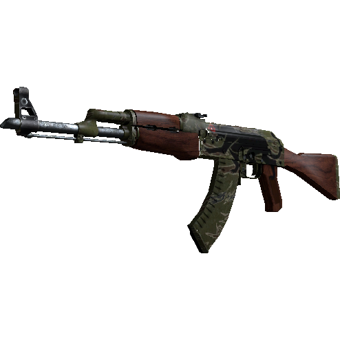 AK-47(StatTrak™) | 美洲猛虎 (略有磨损)