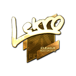 印花 | Lekr0(金色)| 2018年波士顿锦标赛