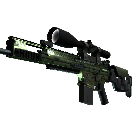 SCAR-20(StatTrak™) | 绿色陆战队 (久经沙场)
