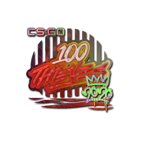 印花 | 100 Thieves(全息)| 2020 RMR