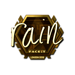 印花 | rain(金色)| 2018年伦敦锦标赛