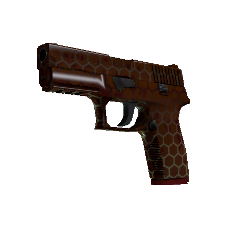 P250(StatTrak™) | 红巢 (略有磨损)