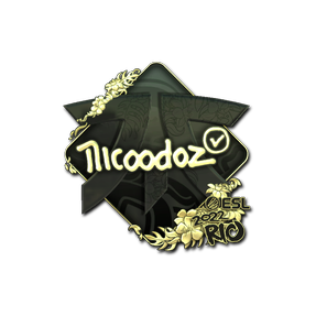 印花 | nicoodoz(金色)| 2022年里约热内卢锦标赛