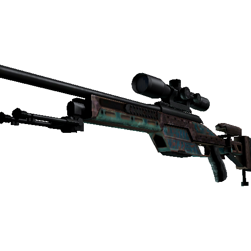 SSG 08 | 碧蓝雕文 (战痕累累)