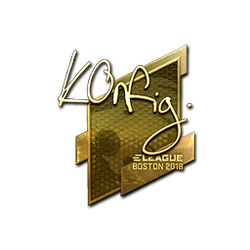 印花 | k0nfig(金色)| 2018年波士顿锦标赛