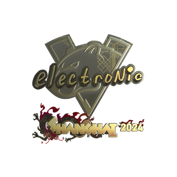 印花 | electronic(金色)| 2024年上海锦标赛