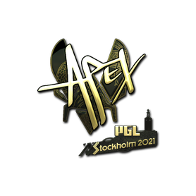 印花 | apEX(金色)| 2021年斯德哥尔摩锦标赛