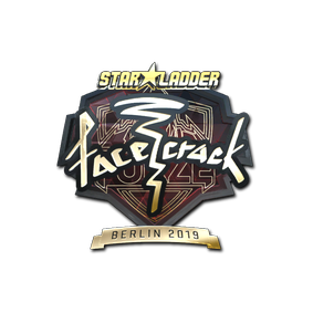 印花 | facecrack(金色)| 2019年柏林锦标赛