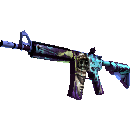 M4A4 | 死寂空间 (略有磨损)