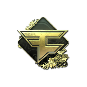 印花 | FaZe Clan(金色)| 2022年里约热内卢锦标赛