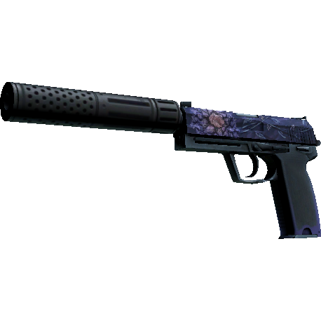 USP 消音版(StatTrak™) | 黑莲花 (久经沙场)