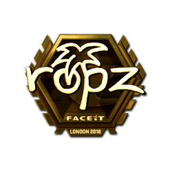 印花 | ropz(金色)| 2018年伦敦锦标赛