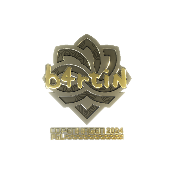 印花 | b4rtiN(金色)| 2024年哥本哈根锦标赛